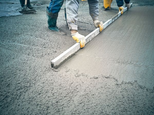 Cement Slab Construction in Stockton