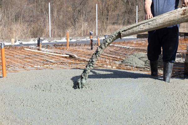 Pole Barn Slab Pouring in Stockton