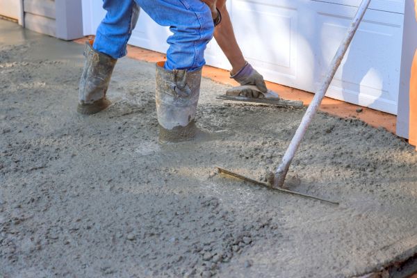 Driveway Slab Construction in Stockton