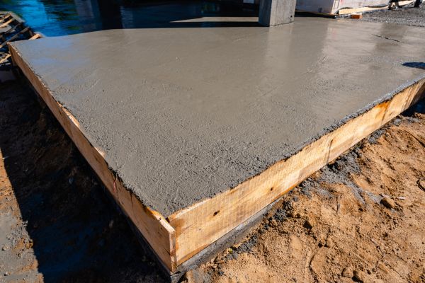 Outdoor Slab Installation in Stockton