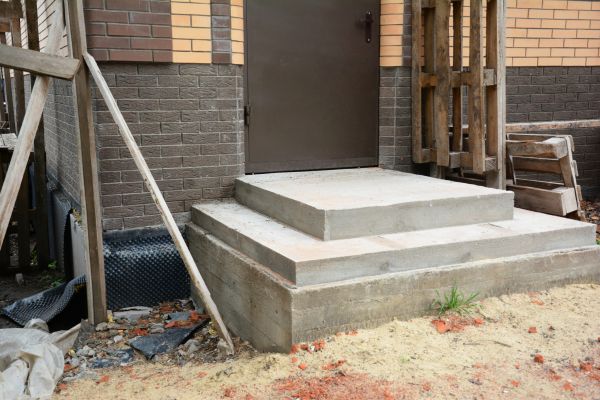 Cost of Cement Steps Construction in Stockton